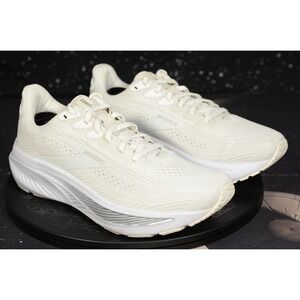 Brooks Ghost 17 Shoes Womens Size 9 White Running Cushioned Lightweight Sneakers